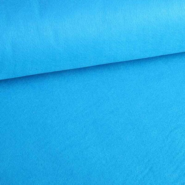 Tissu feutre turquoise