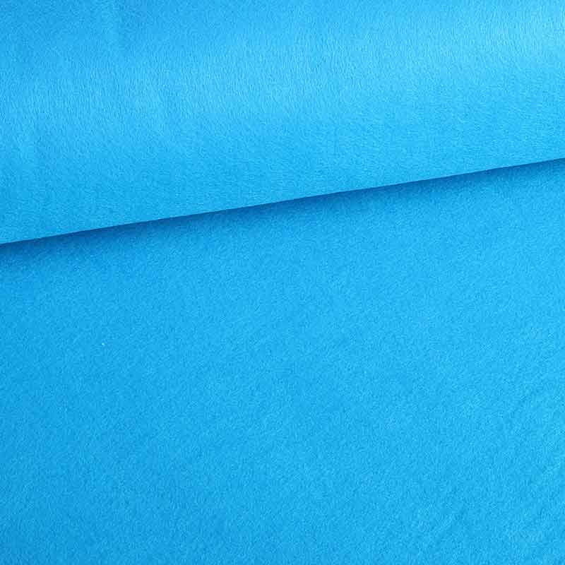 Tissu feutre turquoise