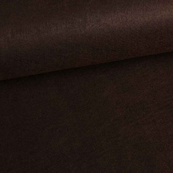 Tissu feutre brun