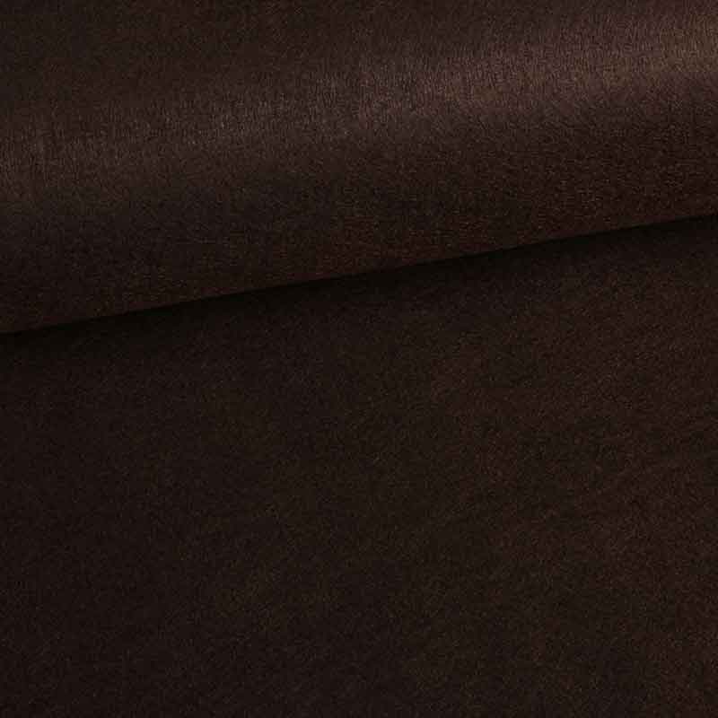 Tissu feutre brun