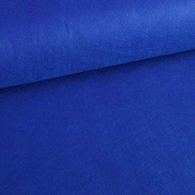 Tissu feutre cobalt