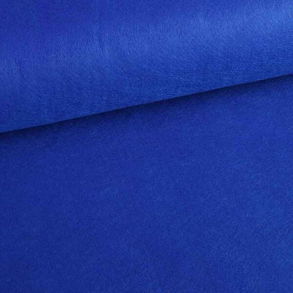 Tissu feutre cobalt