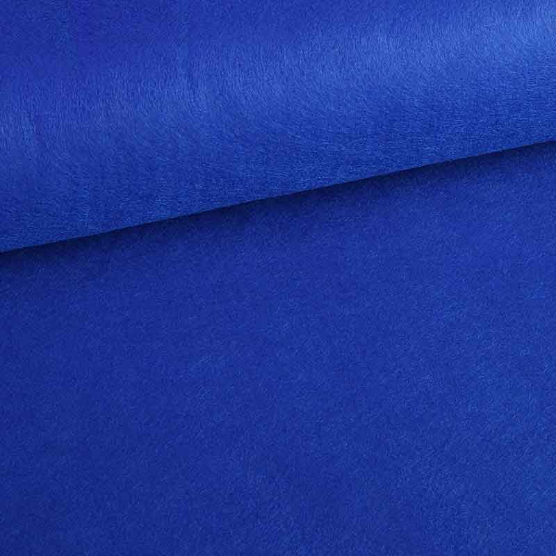 Tissu feutre cobalt