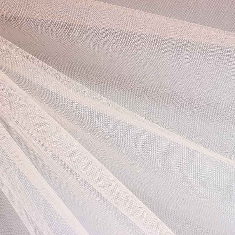 Tissu tulle ignifuge champagne