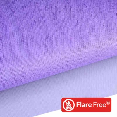 Tulle ignifuge lilas