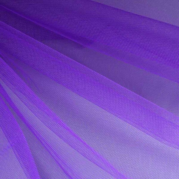 Tulle ignifuge violet