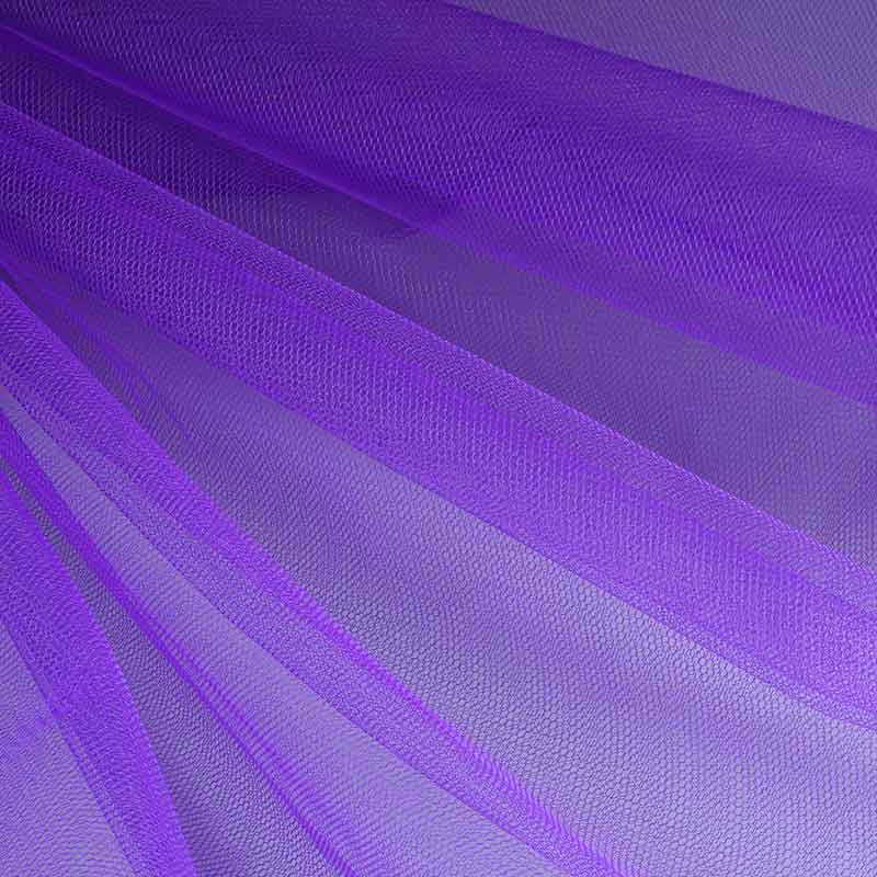 Tulle ignifuge violet