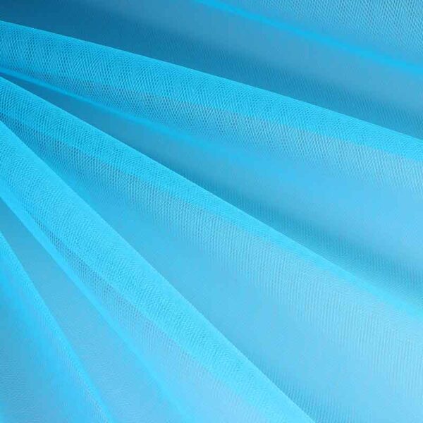 Tulle retardant à la flamme aqua
