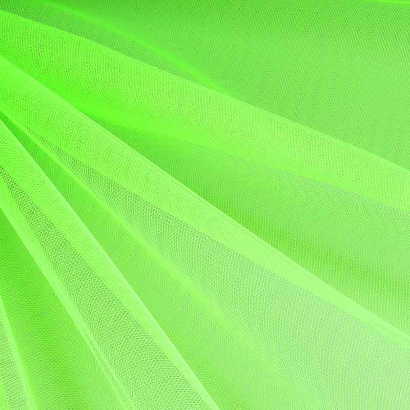 Tissu tulle ignifuge fluor lime