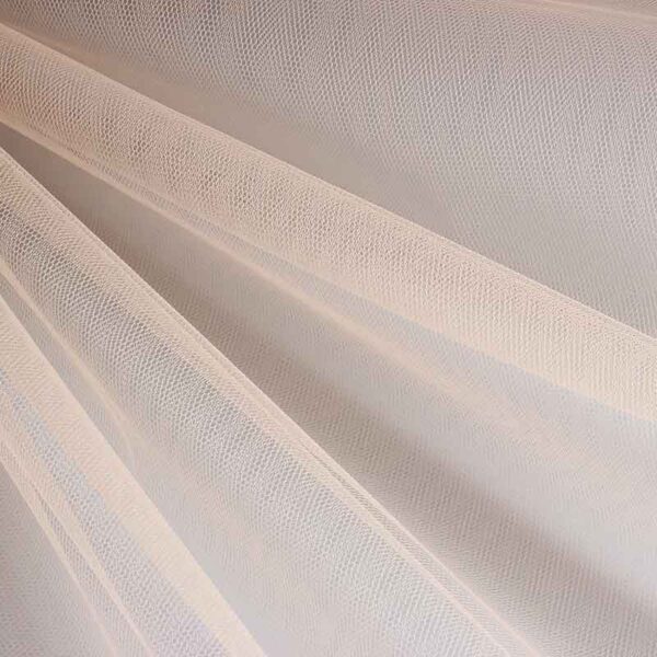 Tulle ignifuge beige