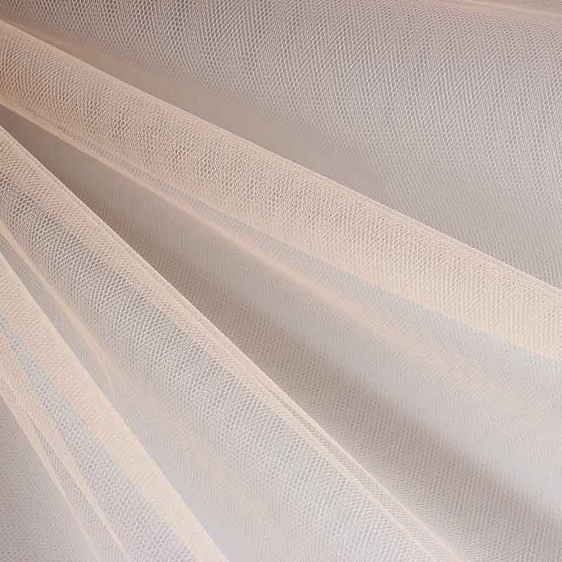 Tulle ignifuge beige
