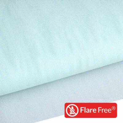 Tissu tulle ignifuge menthe clair