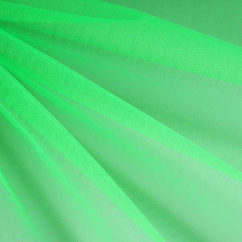 Tulle ignifuge vert clair