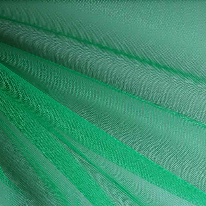 Tulle ignifuge vert foncé