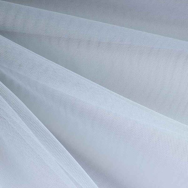 Tissu tulle ignifuge gris