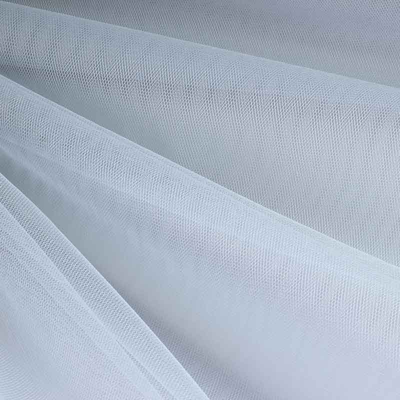 Tissu tulle ignifuge gris