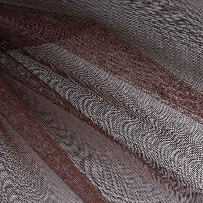 Tulle retardateur de flamme brun foncé