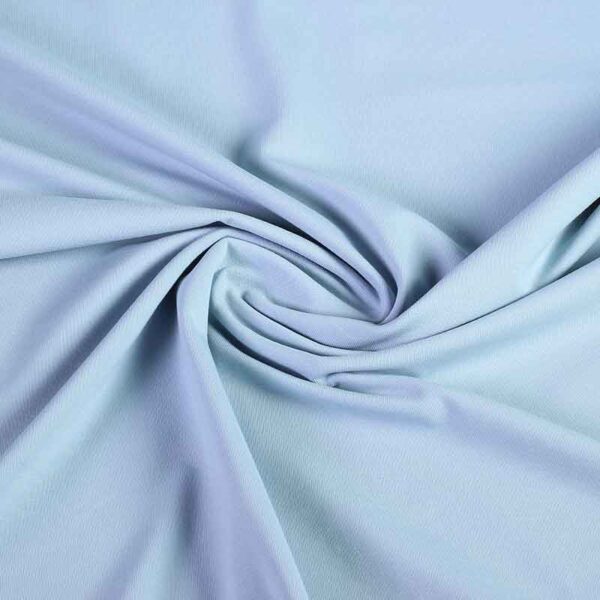 Tissu tricot bleu glacier