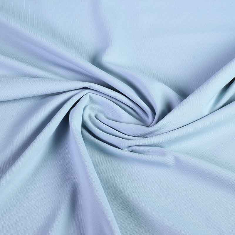 Tissu tricot bleu glacier