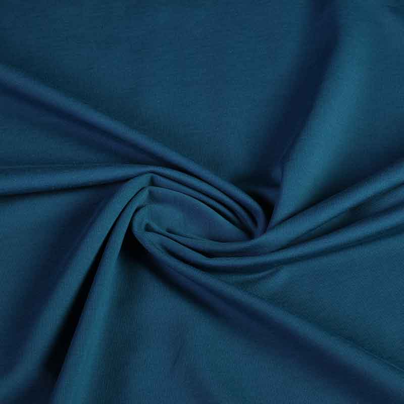 Tissu tricot petrol foncé