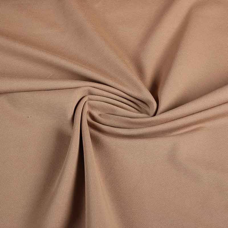 Tissu tricot taupe