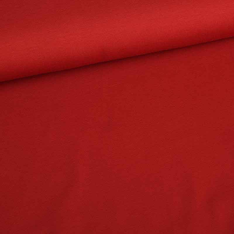 Tissu tricot coton stretch rouille