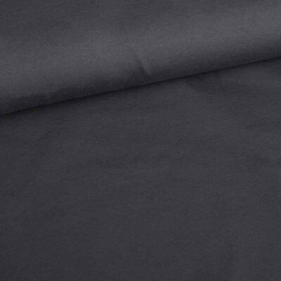 Tissu tricot coton stretch anthracite