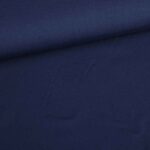 Tricot stof katoen stretch licht navy