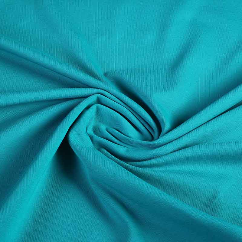 Tissu tricot vert émeraude