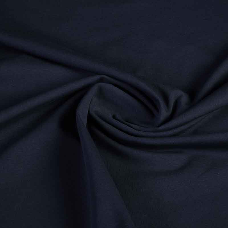 Tissu tricot bleu marine foncé