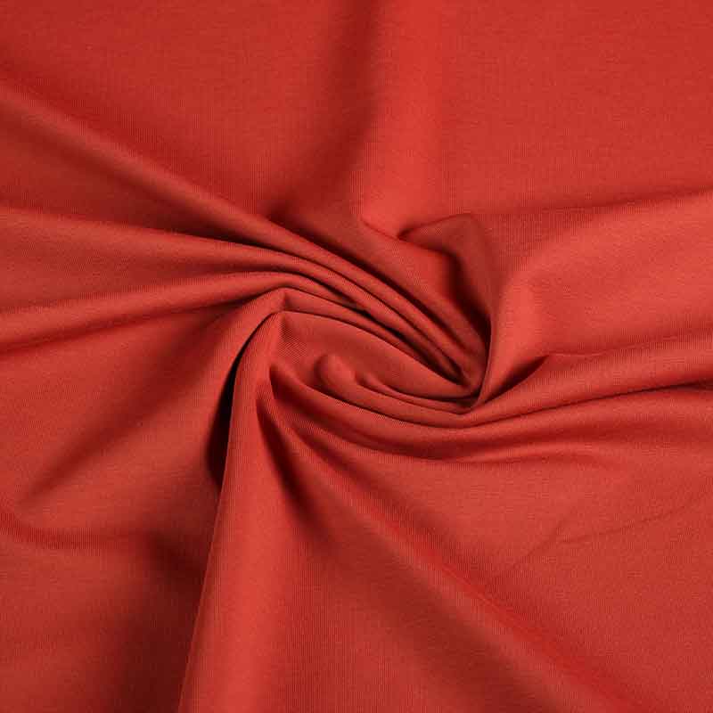 Tissu tricot cuivre