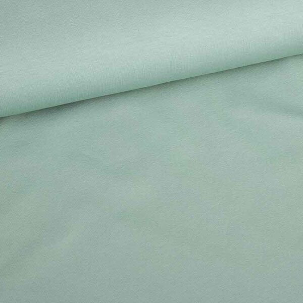 Tissu jersey vert sauge foncé