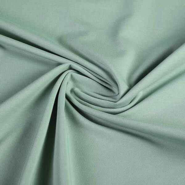 Tissu jersey vert sauge foncé