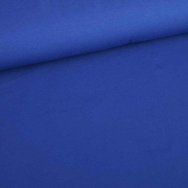 Tissu tricot coton cobalt