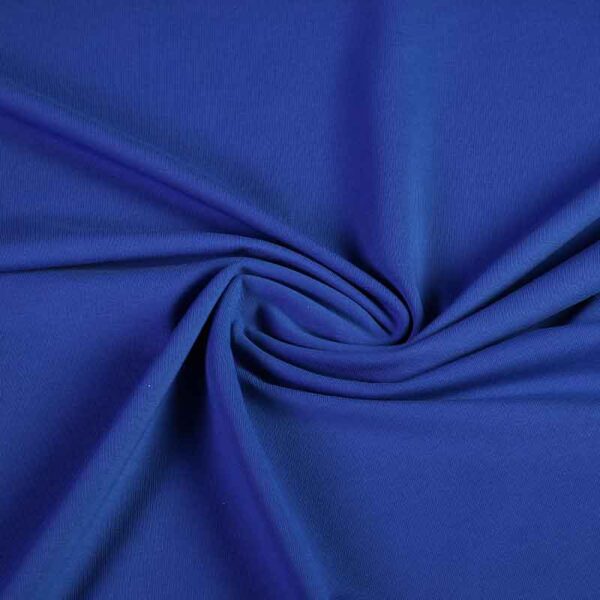 Tissu tricot coton cobalt