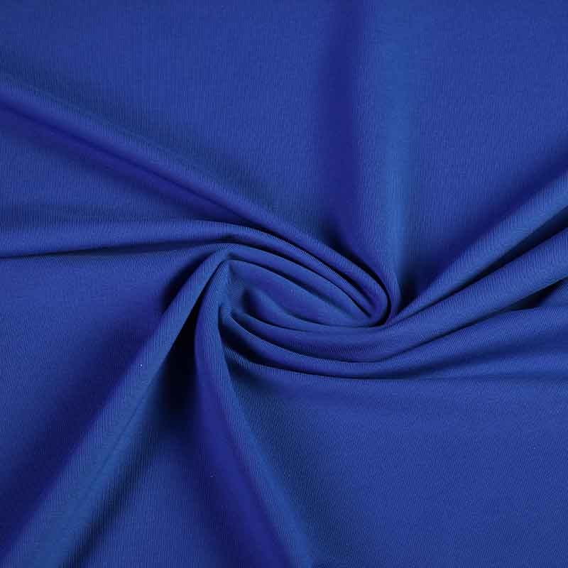 Tissu tricot coton cobalt