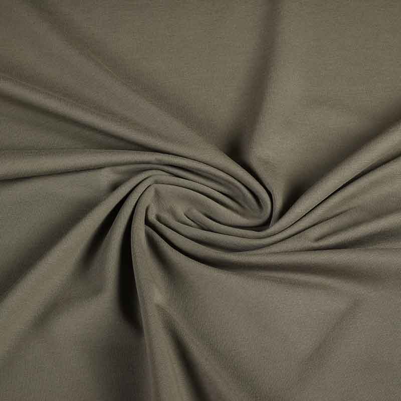 Tissu tricot coton army