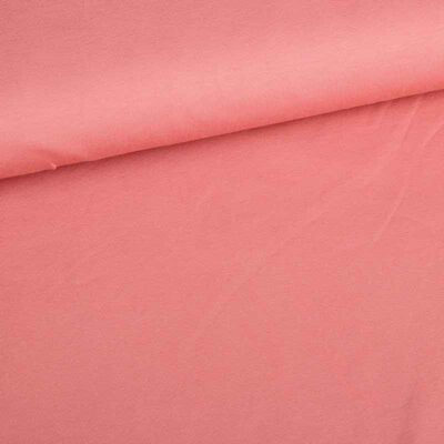 Tissu tricot saumon