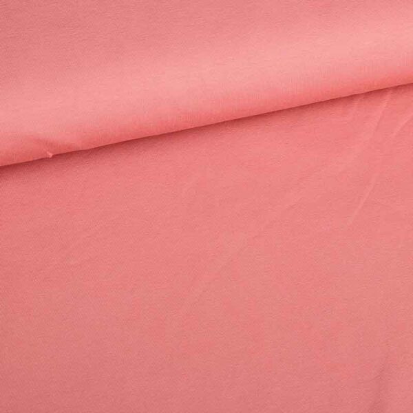 Tissu tricot saumon