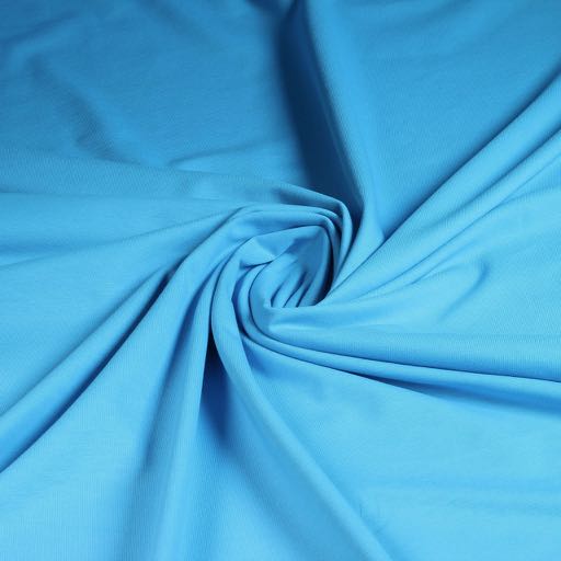 Tissu tricot turquoise