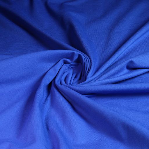 Tissu tricot cobalt