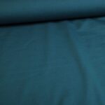 Tricot stof petrol