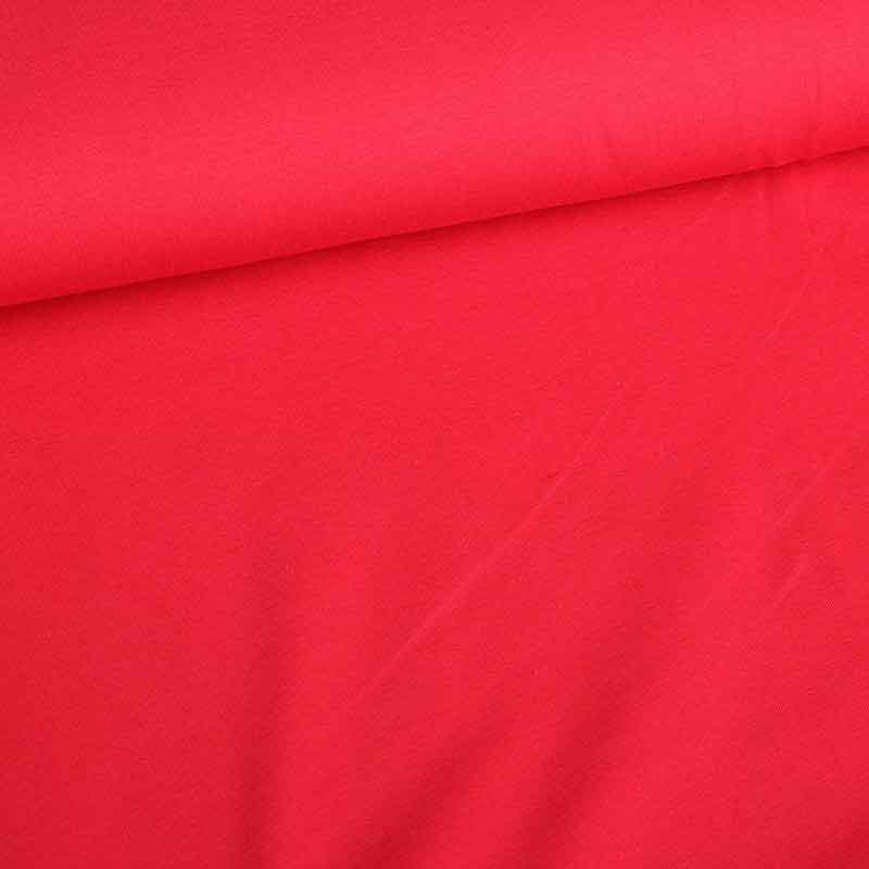 Tissu tricot rouge vif