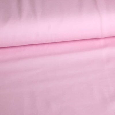 Tissu tricot bébé rose