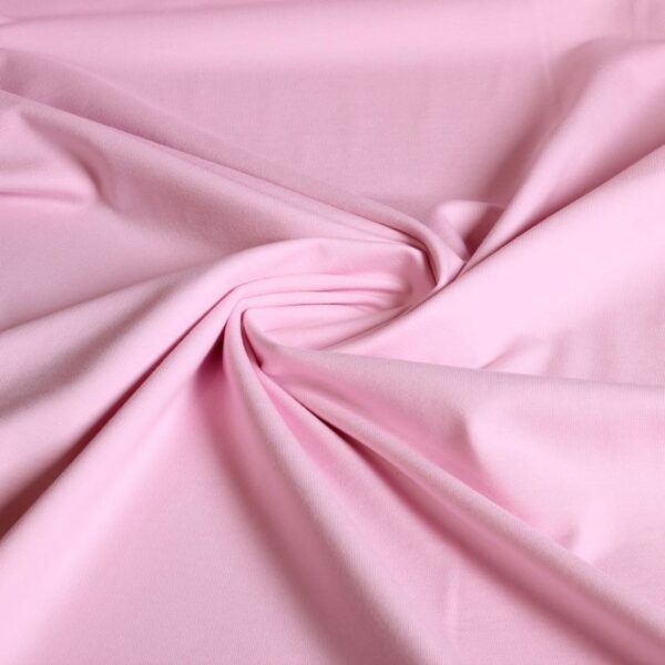 Tissu tricot bébé rose