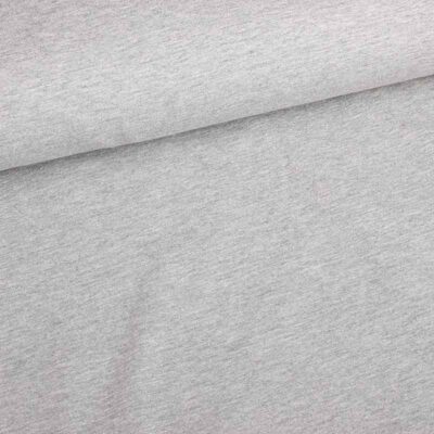 Tissu tricot gris moyen melange