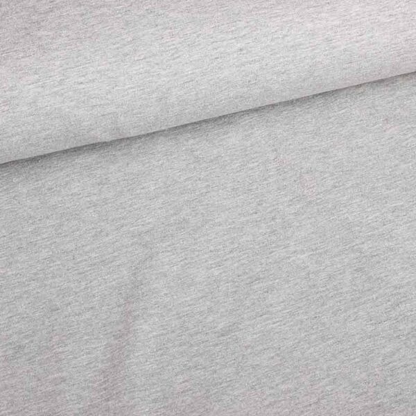 Tissu tricot gris moyen melange