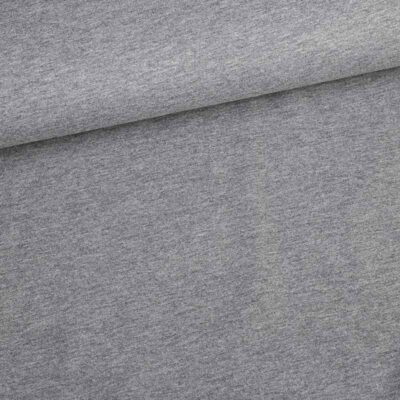 Tissu tricot gris foncé mélange