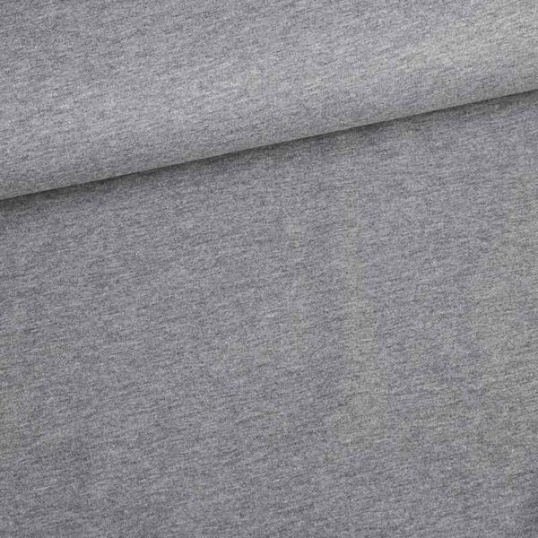 Tissu tricot gris foncé mélange