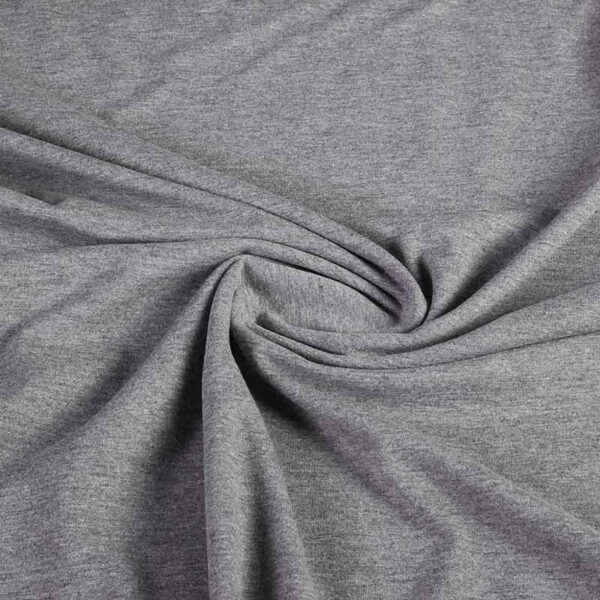 Tissu tricot gris foncé mélange
